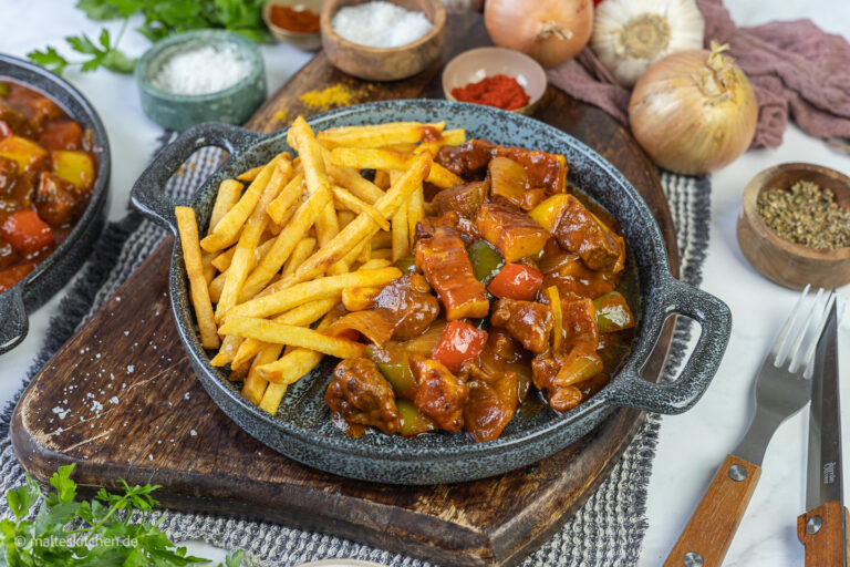 Leckerer Schaschliktopf aus dem Backofen | mit genialer Soße